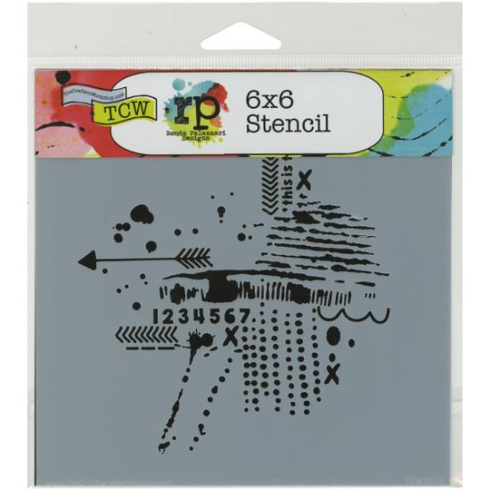 Picture of Crafter's Workshop Template 6"X6" Joyful Sunflower