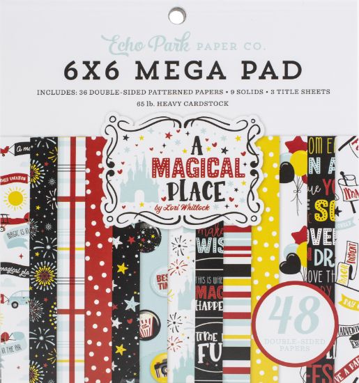 Picture of Echo Park Double-Sided Mega Paper Pad 6"X6" 48/Pkg-A Magical Place