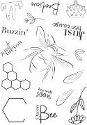 Picture of Creative Expressions A5 Clear Stamp Set By Bonnita Moaby Queen Bee