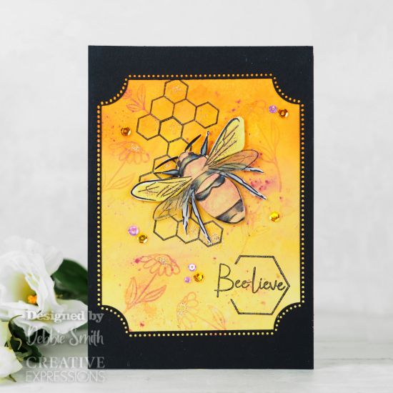 Picture of Creative Expressions A5 Clear Stamp Set By Bonnita Moaby Queen Bee