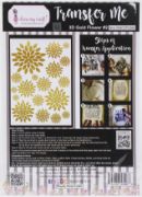 Picture of Dress My Craft Transfer Me Sheet A4 3D Gold - Flower #2