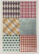 Picture of Dress My Craft Transfer Me Sheet A4 Plaid Tiles #1