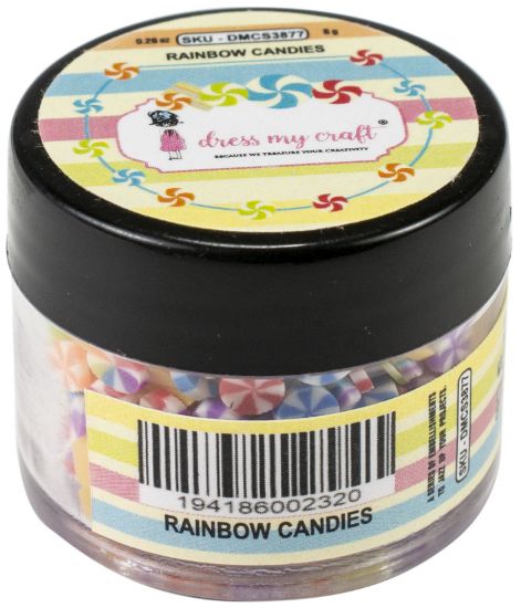 Picture of Dress My Crafts Shaker Elements 8gm Rainbow Candies