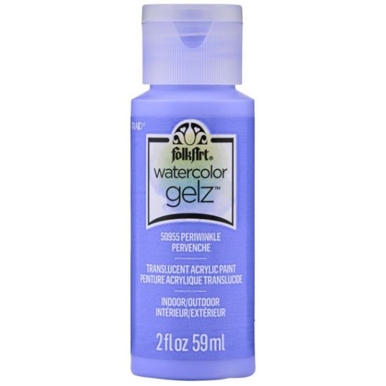 Picture of FolkArt Watercolor Gelz Acrylic Paint 2oz-Periwinkle