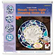 Picture of Mosaic Stepping Stone Kit Starry Night