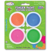 Picture of Finger Paint Tubs .7oz 4/Pkg Neons