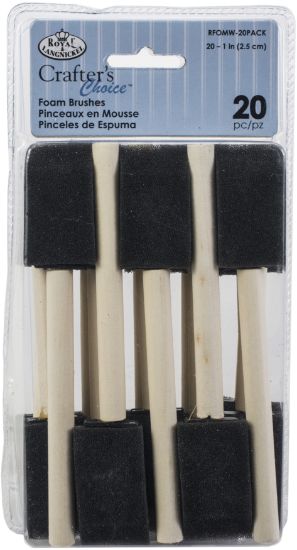 Picture of Foam Brushes 20/Pkg 1" Width
