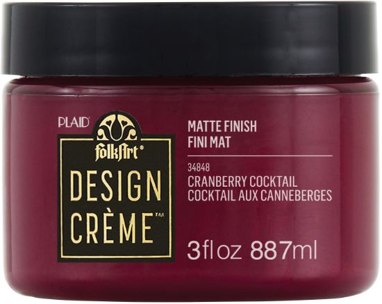 Picture of FolkArt Design Creme 3oz Cranberry Cocktail