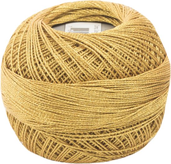 Picture of Handy Hands Liz Metallic Size 20 Thread Gold