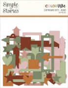 Picture of Color Vibe Chipboard Bits & Pieces 120/Pkg-Boho