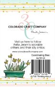 Picture of Colorado Craft  Company Clear Stamps 2"X3"-Thinking About-By Anita Jeram