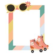Picture of Boho Sunshine Chipboard Frames-