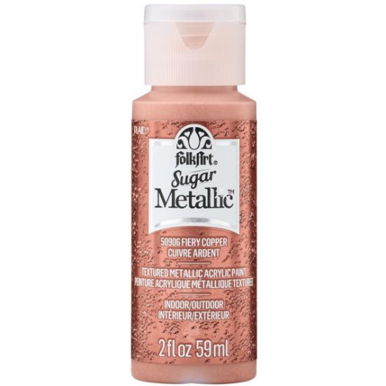 Picture of FolkArt Sugar Metallic Acrylic Paint 2oz-Fiery Copper