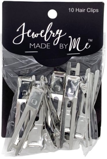 Picture of Hair Clip Double Prong 10/Pkg Silver