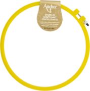 Picture of Anchor Sparkle Plastic Embroidery Hoop Assorted Colors 8" Diameter Blue, Purple Or Yellow