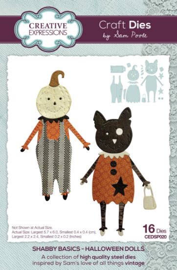 Picture of Creative Expressions Craft Dies By Sam Poole-Halloween Dolls