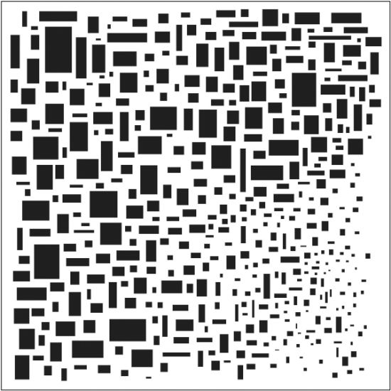 Picture of Crafter's Workshop Template 6"X6" Mini Cubist