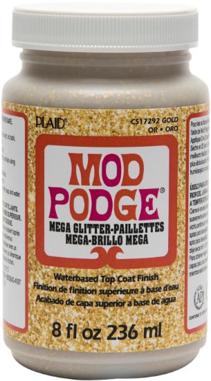 Picture of Mod Podge Mega Glitter Gold 8oz