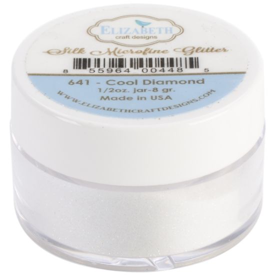 Picture of Elizabeth Craft Designs Silk Microfine Glitter .5oz Cool Diamond