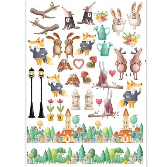 Picture of Dress My Craft Transfer Me Sheet A4-Berry & Jerry #4