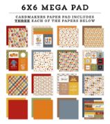 Picture of Echo Park Double-Sided Mega Paper Pad 6"X6" 48/Pkg-Fall Fever