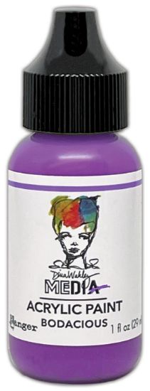 Picture of Dina Wakley Media Acrylic Paint 1oz-Bodacious