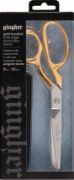 Picture of Gold Handle Knife Edge Bent Shears 8"  