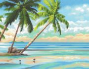 Picture of Paint Works Paint By Number Kit 14"X11" Tropical View