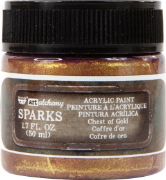 Picture of Finnabair Sparks Acrylic Paint 1.7oz Chest Of Gold