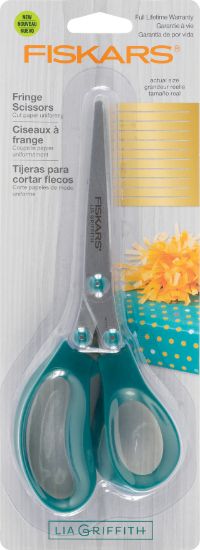 Picture of Fiskars Lia Griffith Fringe Scissors Teal