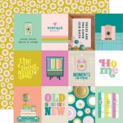 Picture of Flea Market Double-Sided Cardstock 12"X12"-3"X4" Elements