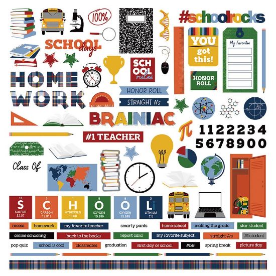 Picture of Brainiac Stickers 12"X12"-Elements