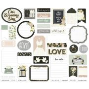 Picture of Happily Ever After Bits & Pieces Die-Cuts 39/Pkg Journal