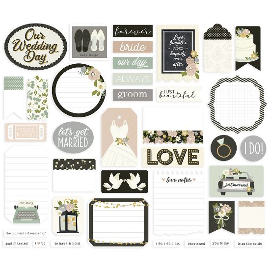 Picture of Happily Ever After Bits & Pieces Die-Cuts 39/Pkg Journal