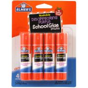 Picture of Elmer's Washable School Glue Sticks - Purple 4/Pkg .24oz