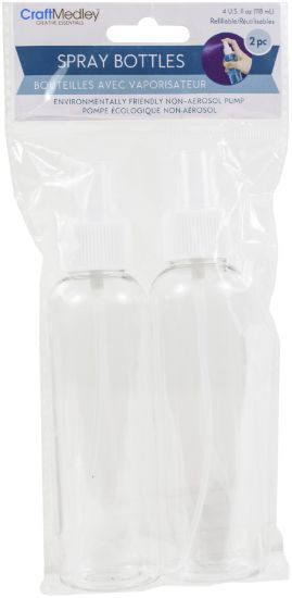 Picture of Empty Plastic Spray Bottle 4oz 