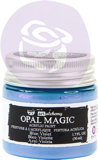 Picture of Finnabair Art Alchemy Opal Magic Acrylic Paint 1.7 Fl Oz Blue/Violet