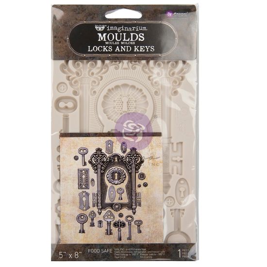 Picture of Finnabair Decor Moulds 5"X8"-Lock & Keys