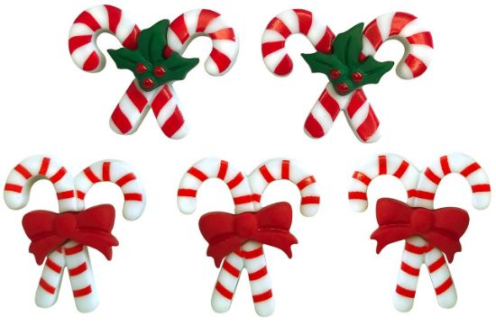 Picture of Buttons Galore Theme Buttons Peppermint Pairs