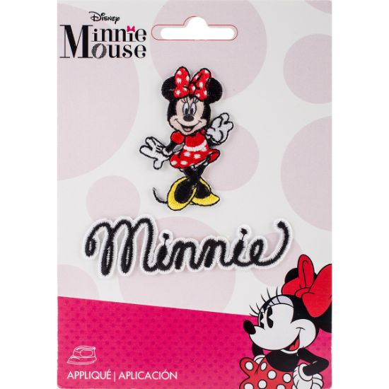 Picture of Disney Mickey Mouse Iron-On Applique Minnie Mouse Body W/Script