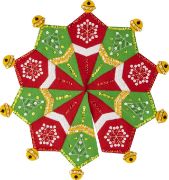 Picture of Bucilla Felt Ornaments Applique Kit Set Of 14-Merry Miniatures