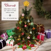 Picture of Bucilla Felt Ornaments Applique Kit Set Of 14-Merry Miniatures