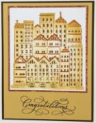 Picture of Crafter's Workshop Layered Card Stencil 8.5"X11"-A2 Layered Cityscape Buildings