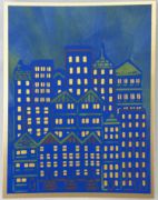 Picture of Crafter's Workshop Layered Card Stencil 8.5"X11"-A2 Layered Cityscape Buildings
