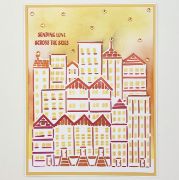 Picture of Crafter's Workshop Layered Card Stencil 8.5"X11"-A2 Layered Cityscape Buildings