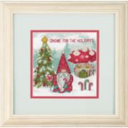 Picture of Dimensions Counted Cross Stitch Kit 6"X6"-Gnome For The Holidays (14 Count)