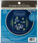Picture of Dimensions Counted Cross Stitch Kit W/Hoop 6" Be The Light (14 Count)