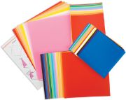 Picture of Fold 'Ems Solid Origami Paper 55/Pkg Assorted Colors & Sizes