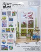 Picture of FolkArt Gallery Glass Pattern Set 3/Pkg-Scenery