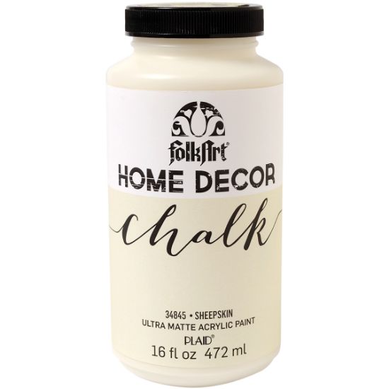 Picture of Folkart Home Decor Chalk Paint 16oz Sheepskin